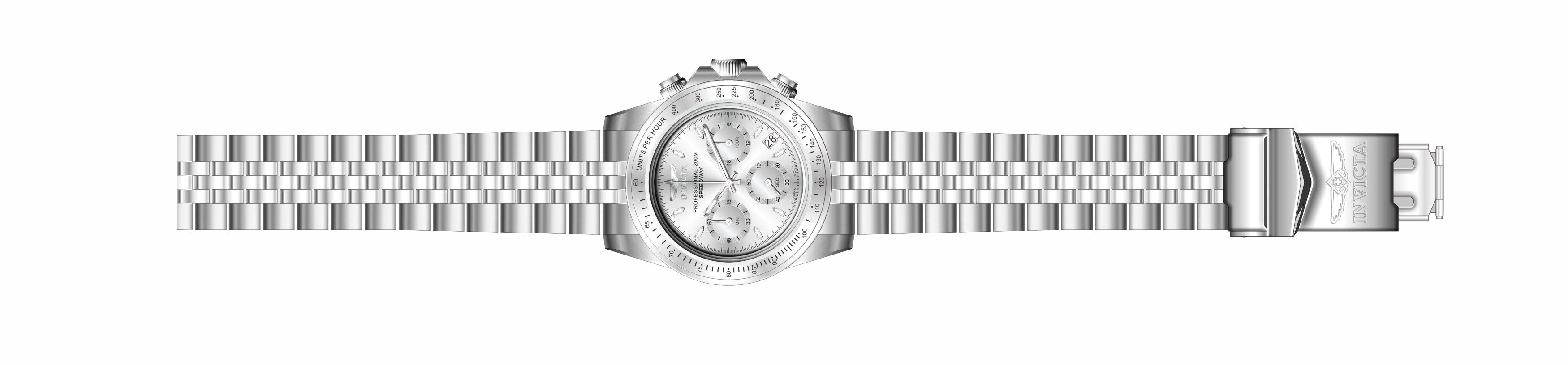 Invicta Stainless Steel Analogue Silver Dial Men&