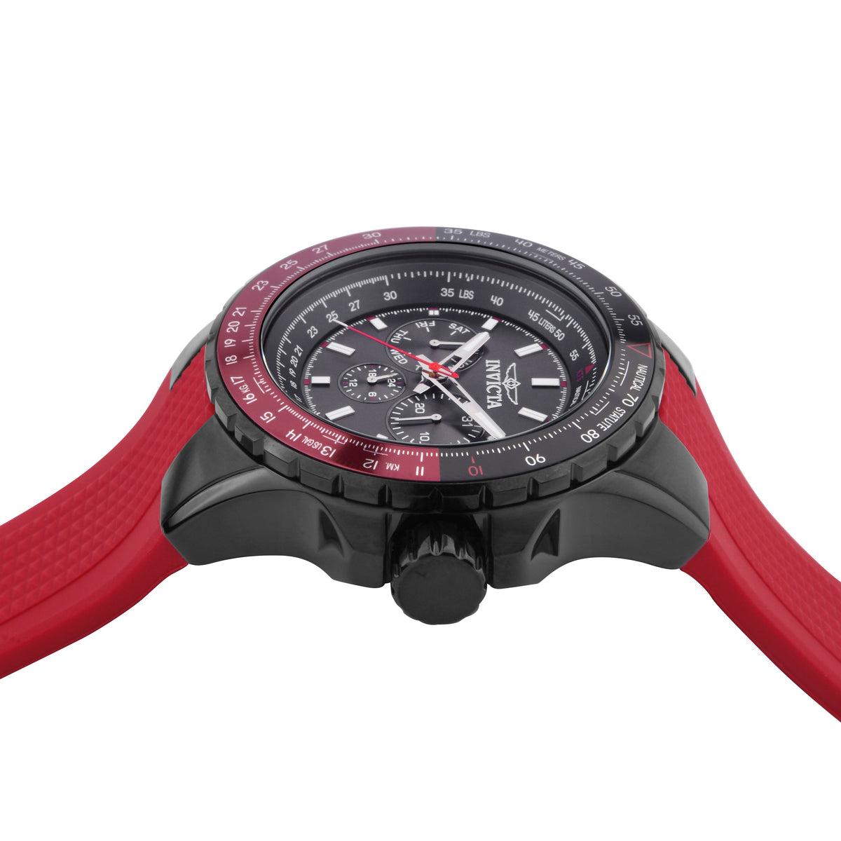 Invicta Aviator Quartz Black Dial Gents Watch - 33039