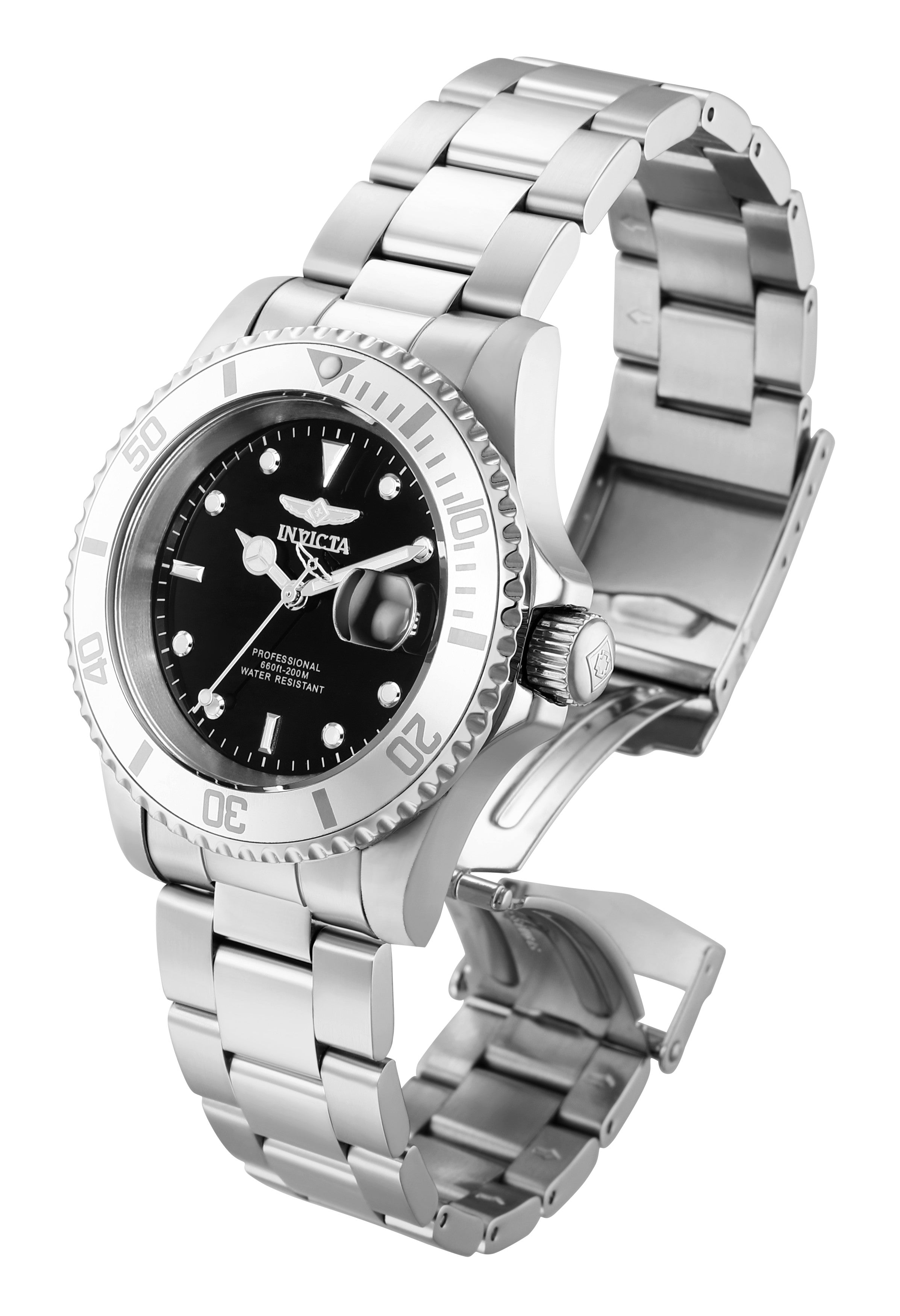 Invicta Pro Diver Quartz Black Dial Analog Watch For - Gents 34022