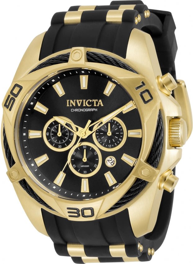 Invicta Bolt Quartz Black Dial Analog Watch For - Gents 34138