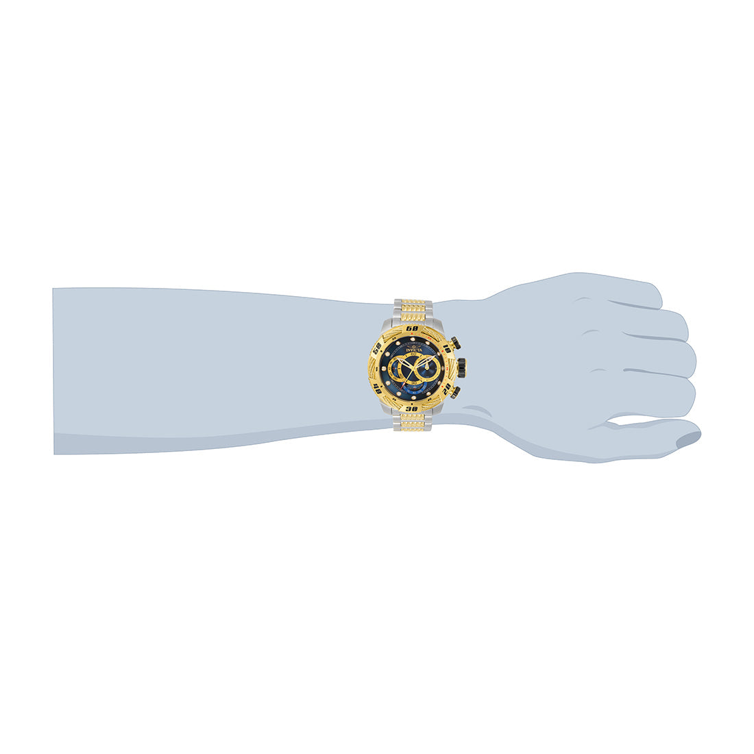 Invicta Speedway Analog Gold And Blue Dial MenS Watch-34160