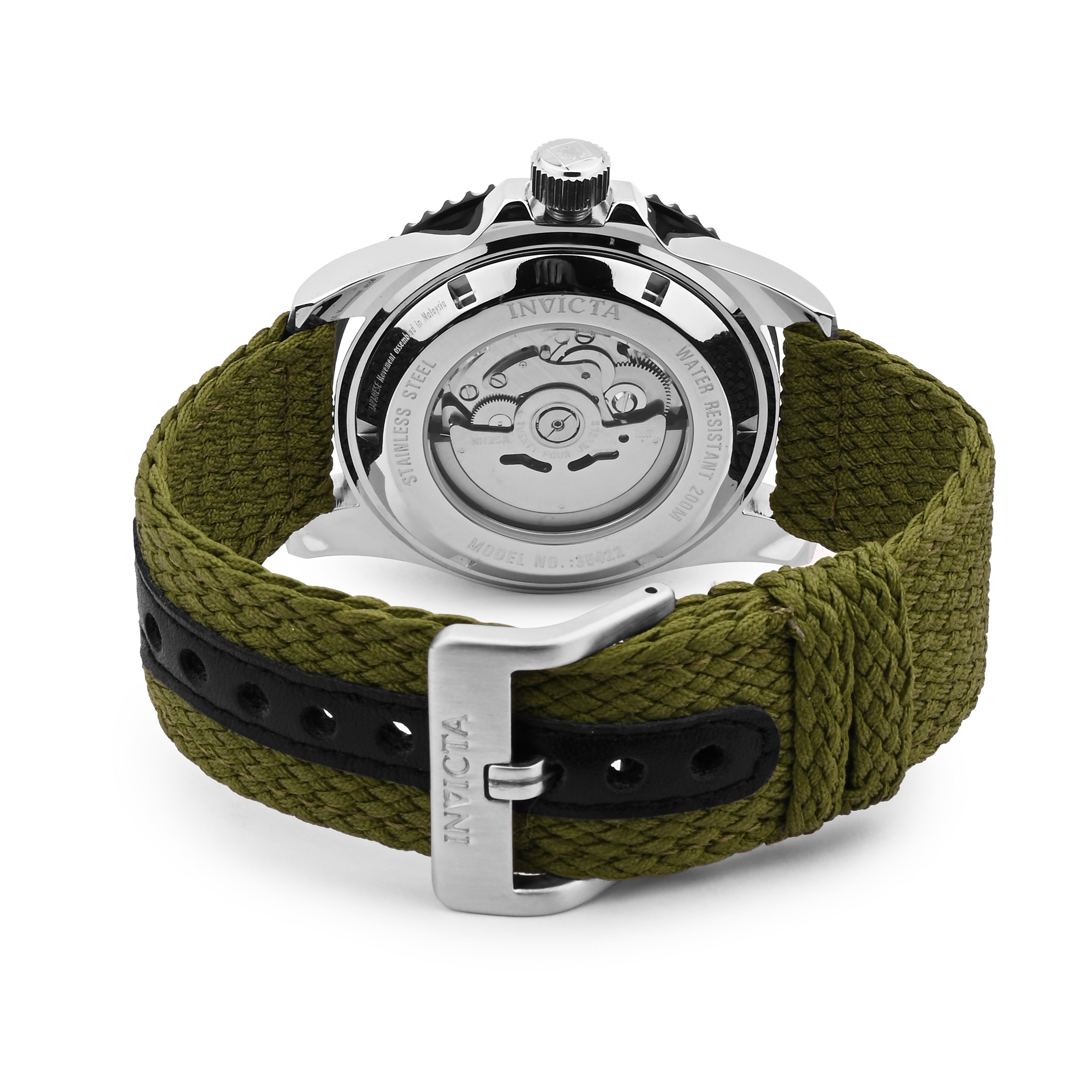 Invicta Pro Diver Automatic Green Dial Analog Watch For Gents - 35422