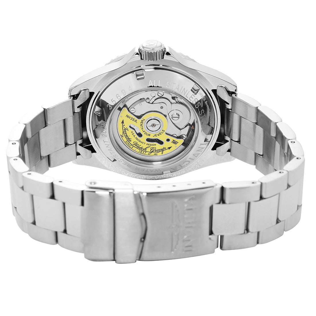 Invicta Analog Black Dial MenS Watch-35694