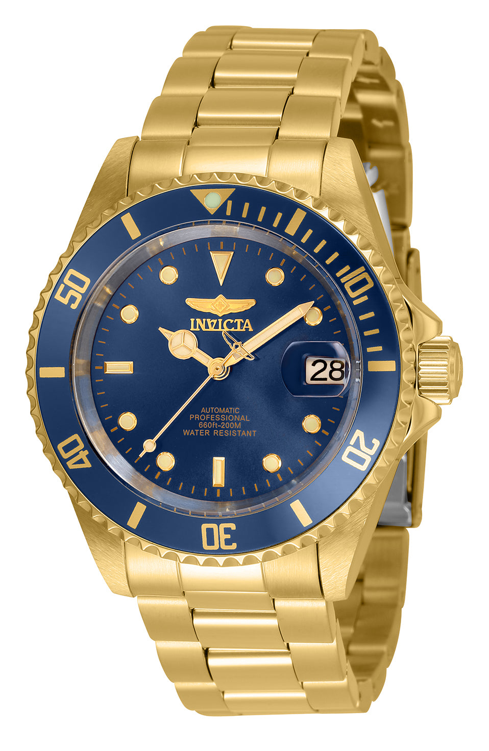 Invicta Stainless Steel Analog Blue Dial Mens Watch-35699