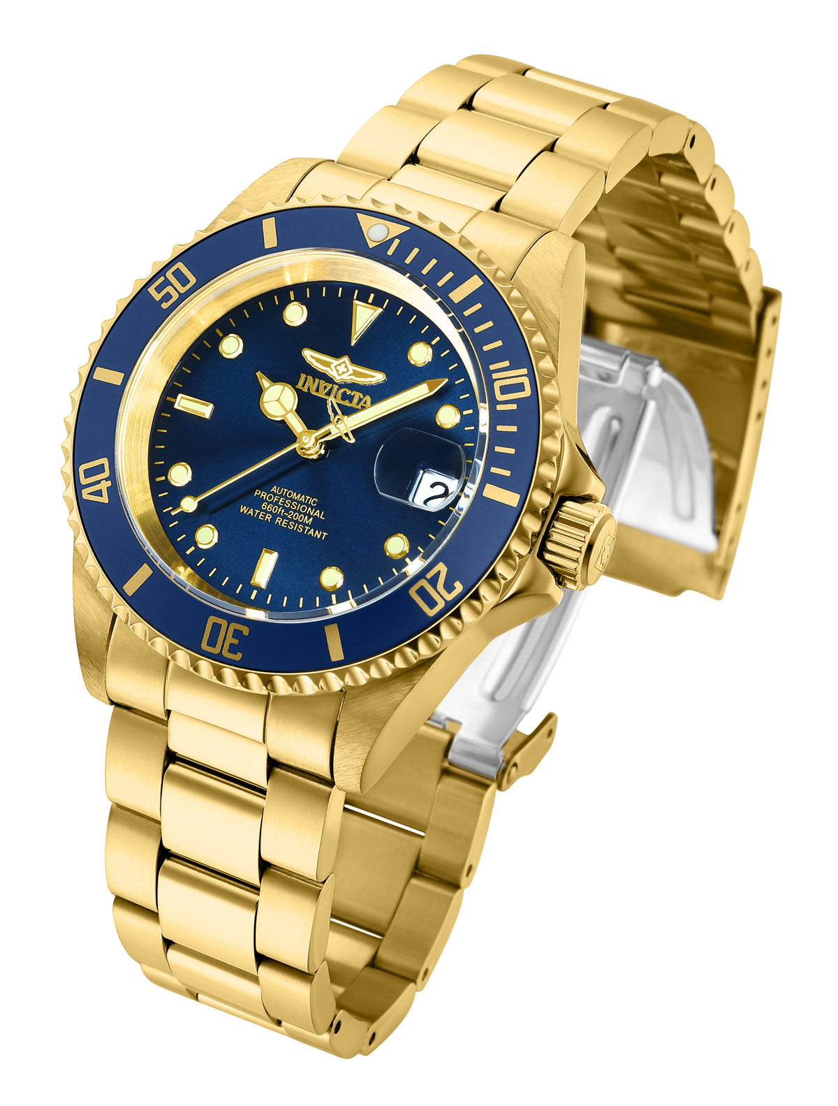 Invicta Stainless Steel Analog Blue Dial Mens Watch-35699