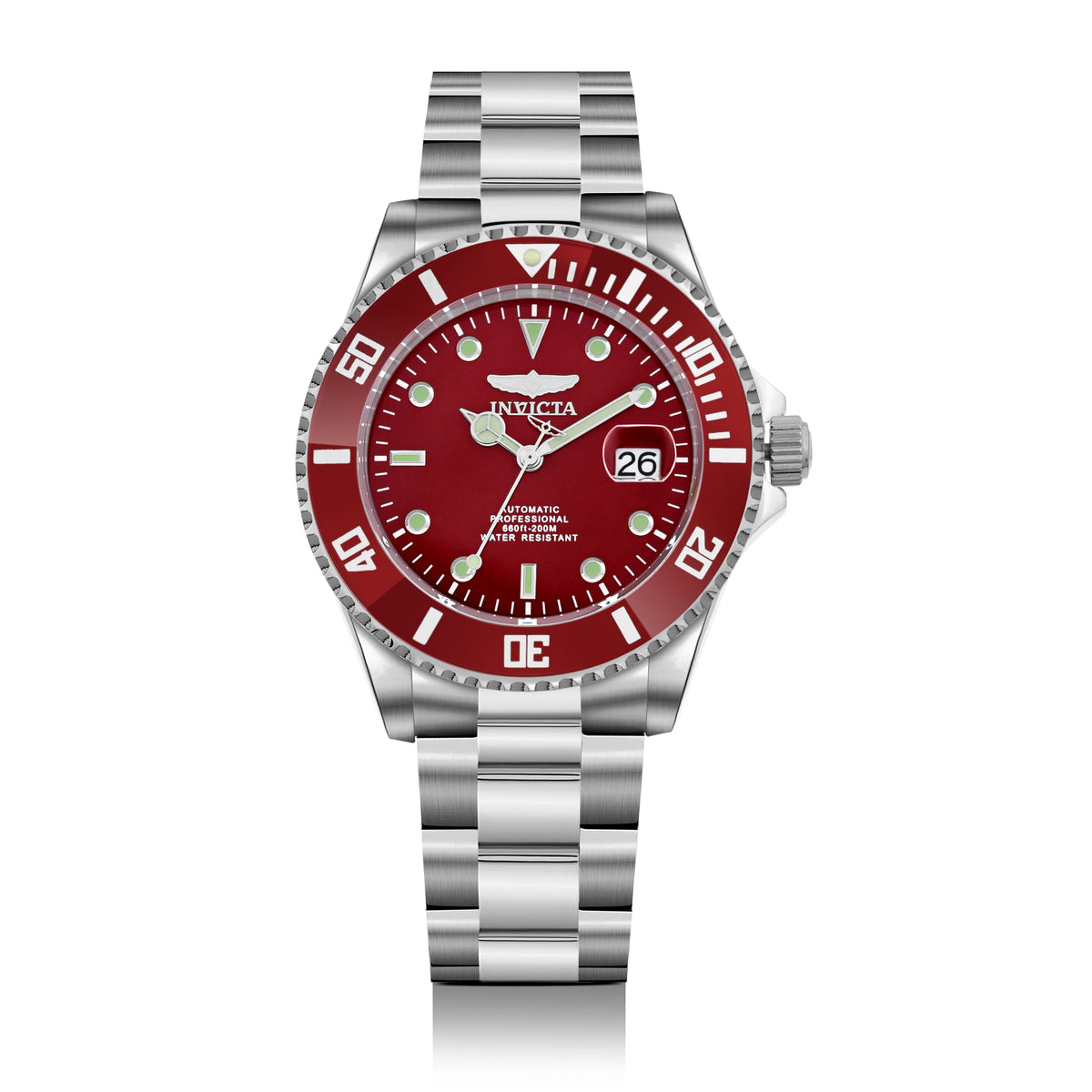 Invicta Pro Diver Automatic Red Dial Analog Watch For Gents - 35722