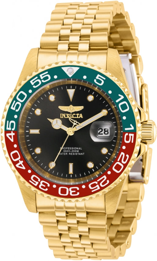 Invicta Pro Diver Quartz Black Dial Analog Watch For Gents - 36041
