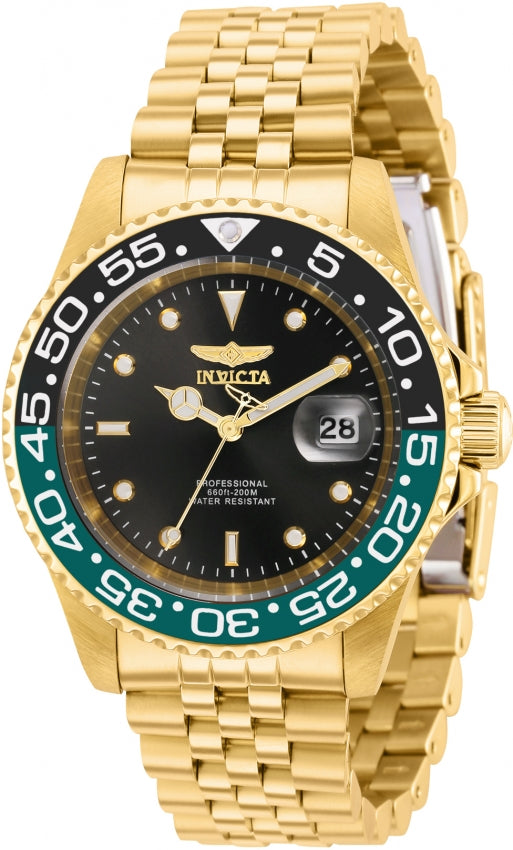 Invicta Pro Diver Quartz Black Dial Analog Watch For Gents - 36043