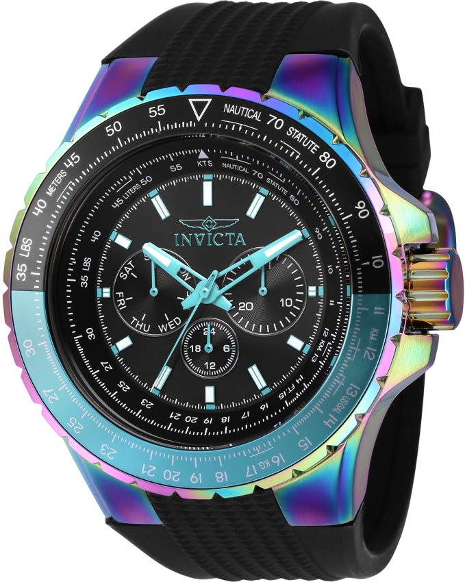Invicta Analog Black Dial Men&