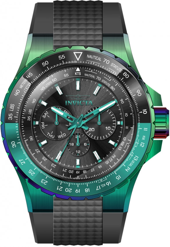 Invicta Analog Black Dial Men&