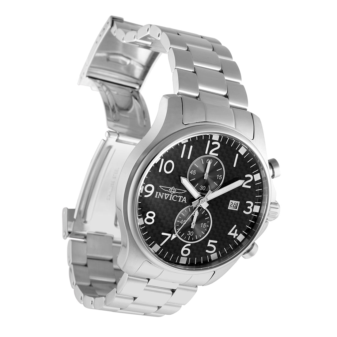 Invicta Specialty Analog Black Dial MenS Watch-0379