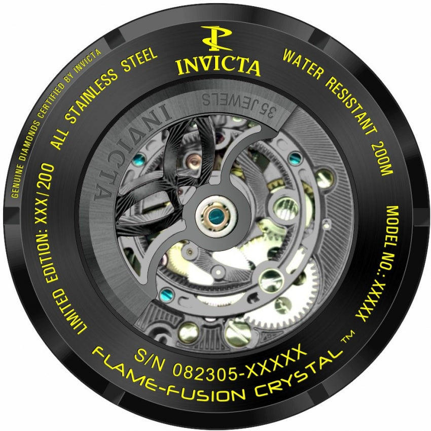 Invicta Swiss Quartz Analog Mulitcolor Dial Mens Watch - 0382