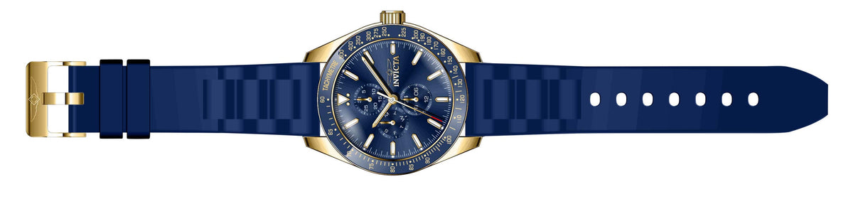 Invicta Silicone Analog Blue Dial Mens Watch-38403