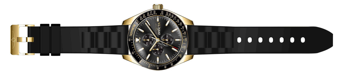 Invicta Silicone Analog Black Dial Mens Watch-38404