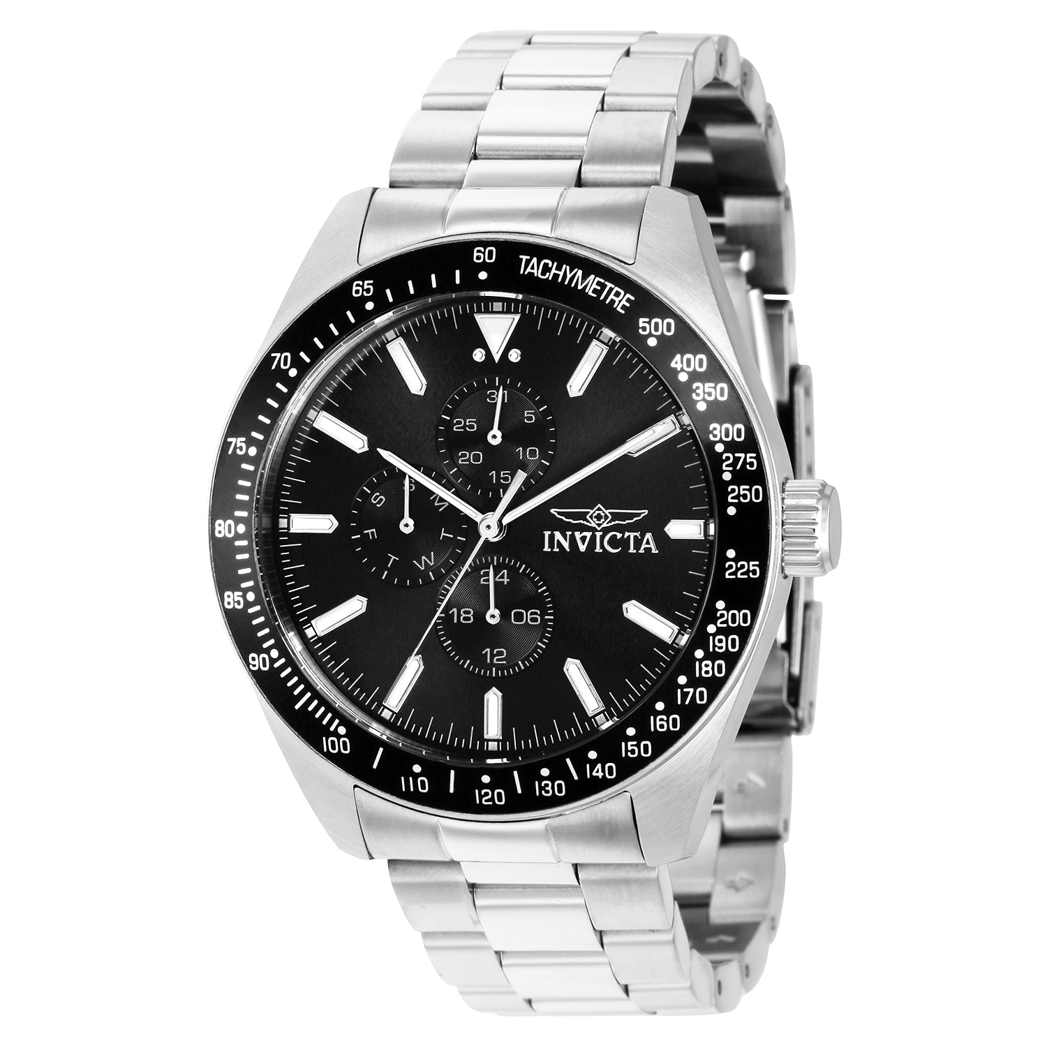 Invicta Aviator Black Dial Men&