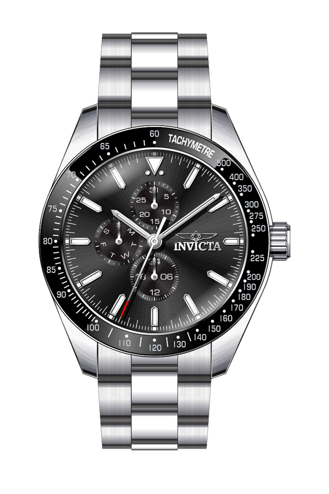 Invicta Aviator Black Dial Mens Watch - 38966