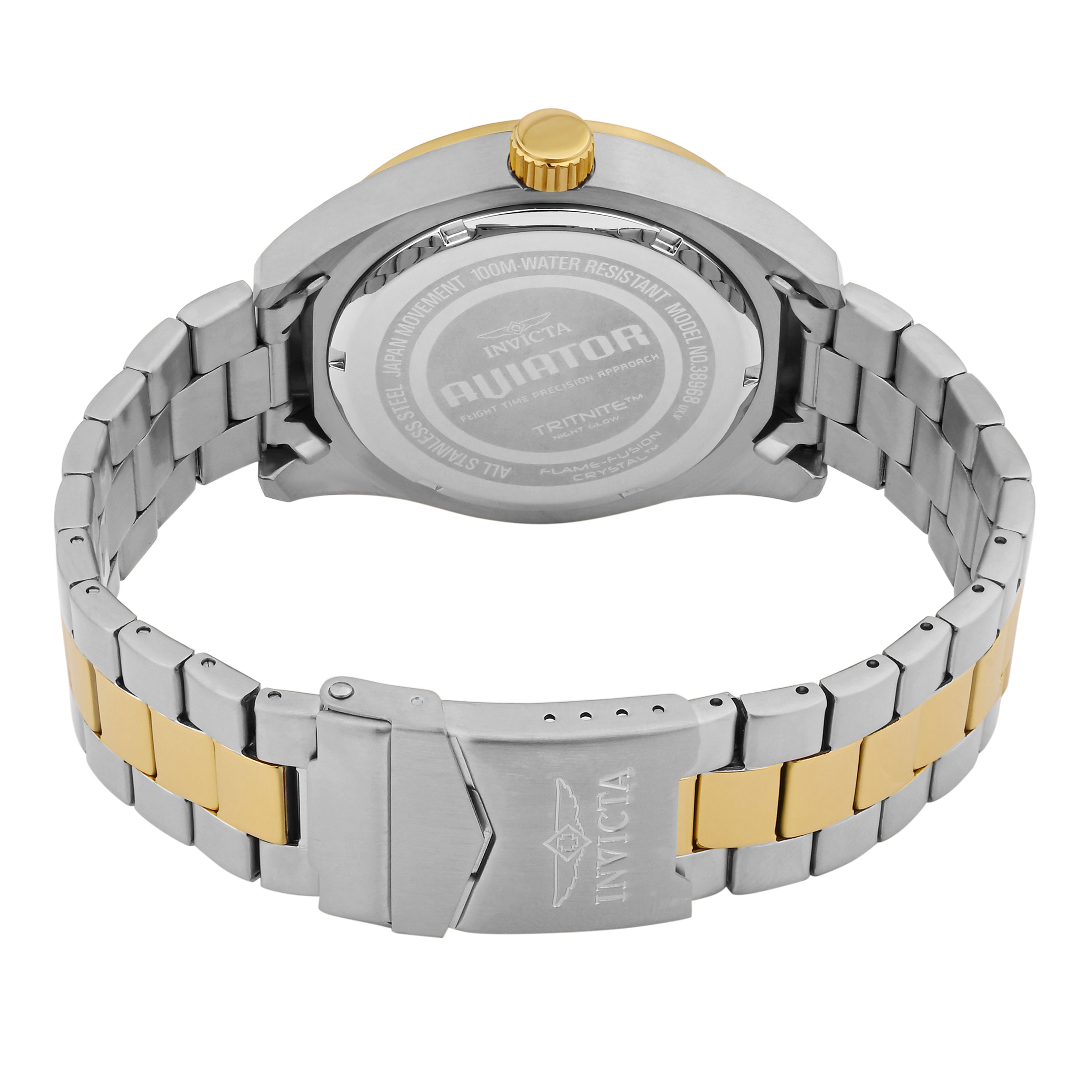 Invicta Aviator Quartz Blue Dial Gent&
