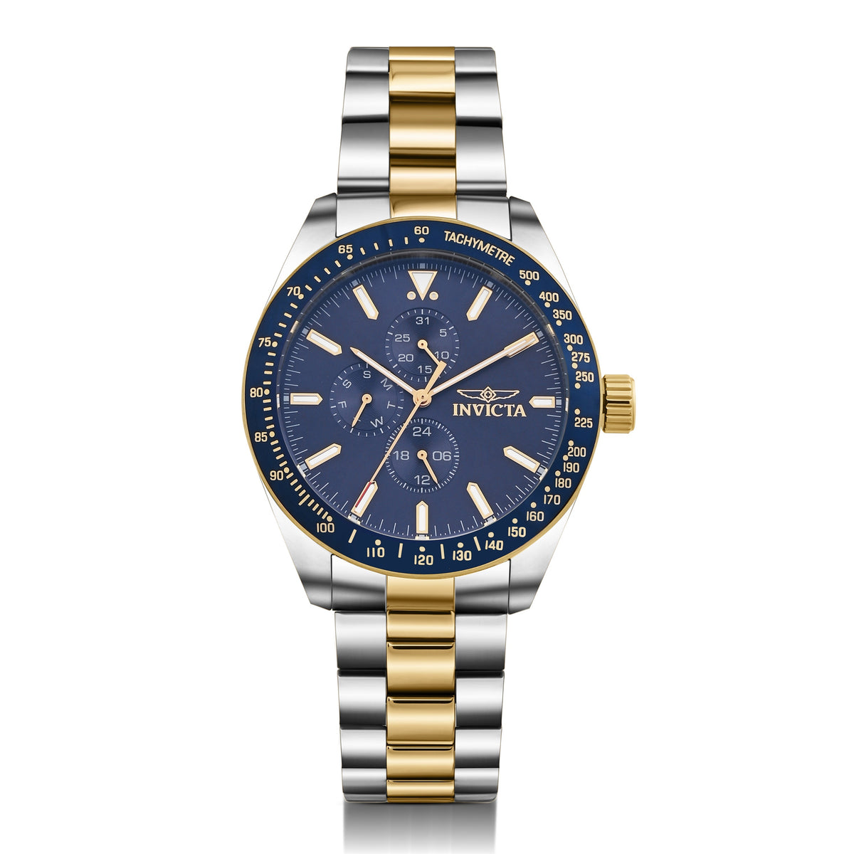 Invicta Aviator Quartz Blue Dial Gents Watch - 39076