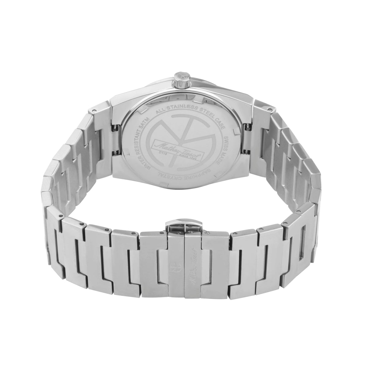 Mathey-Tissot Swiss Made White Dial Analog Watch For Women - D118SAI