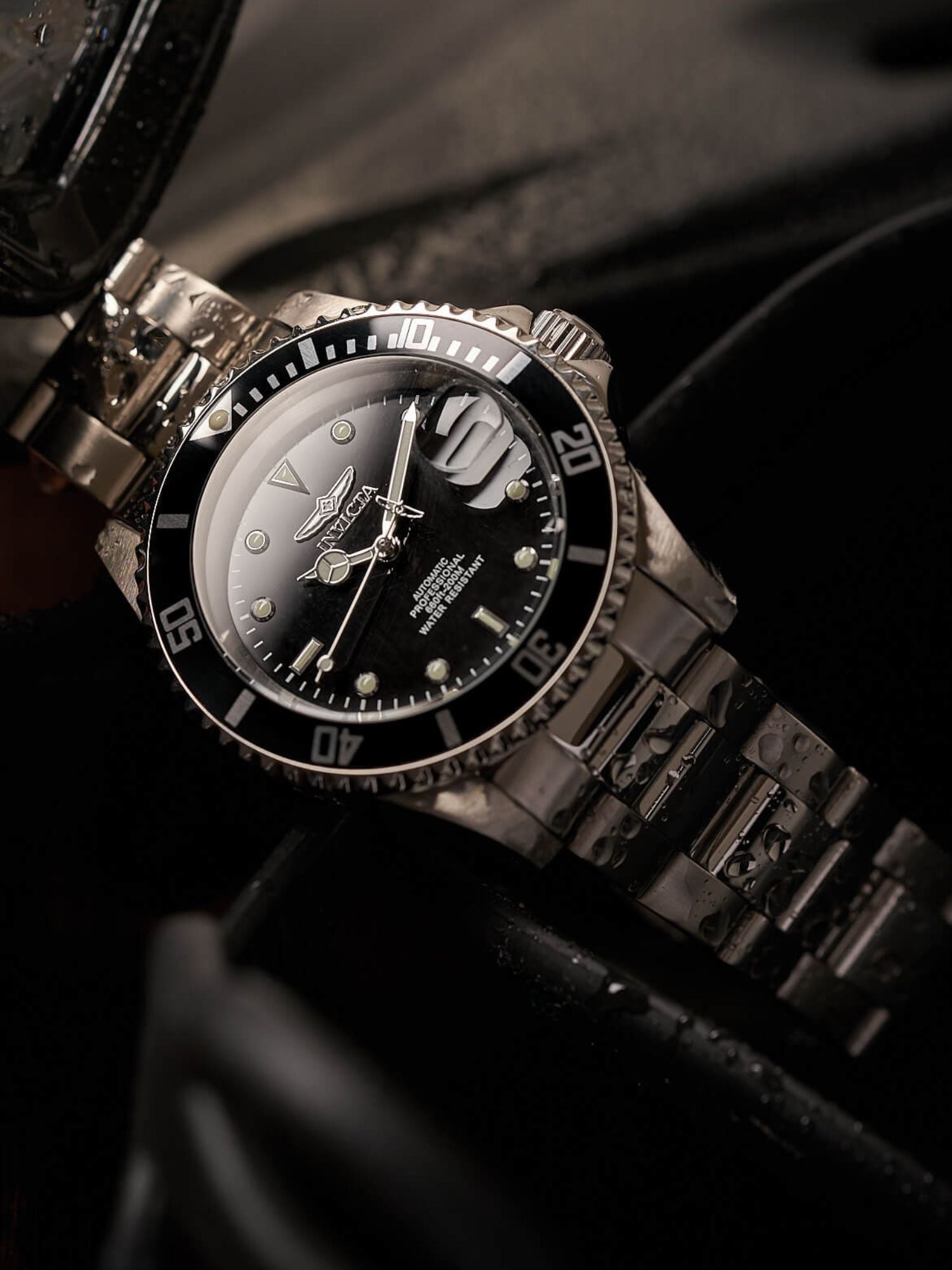 Invicta Pro-Diver Analog Black Dial Men&