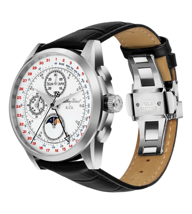 Mathey-Tissot Swiss Made Heritage Automatic White Dial Analog Watch for Gents - H711CHTLAI