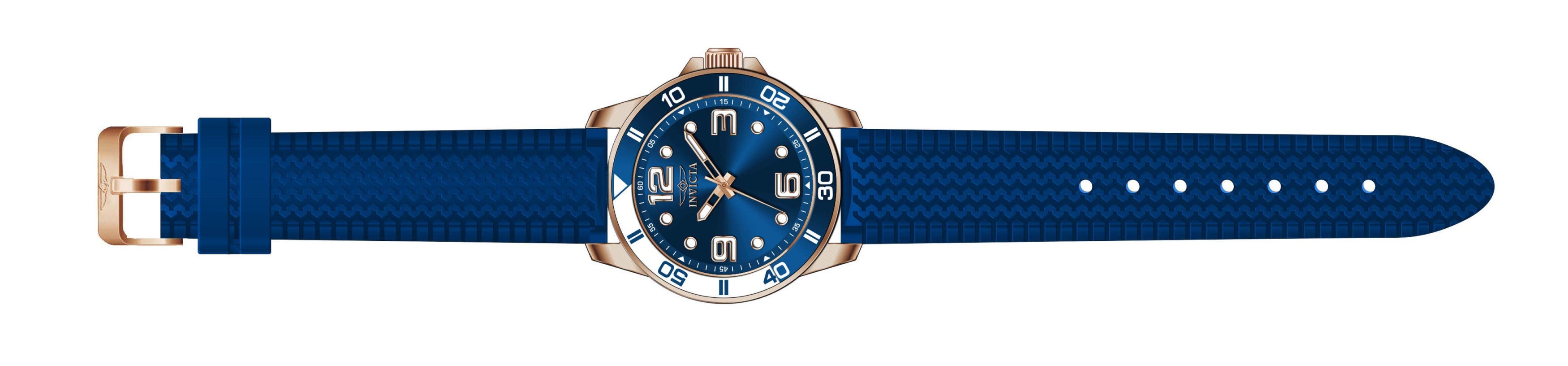 Invicta Silicone Pro Diver Quartz Analog, Dial Color Blue Watch For Men - 40032