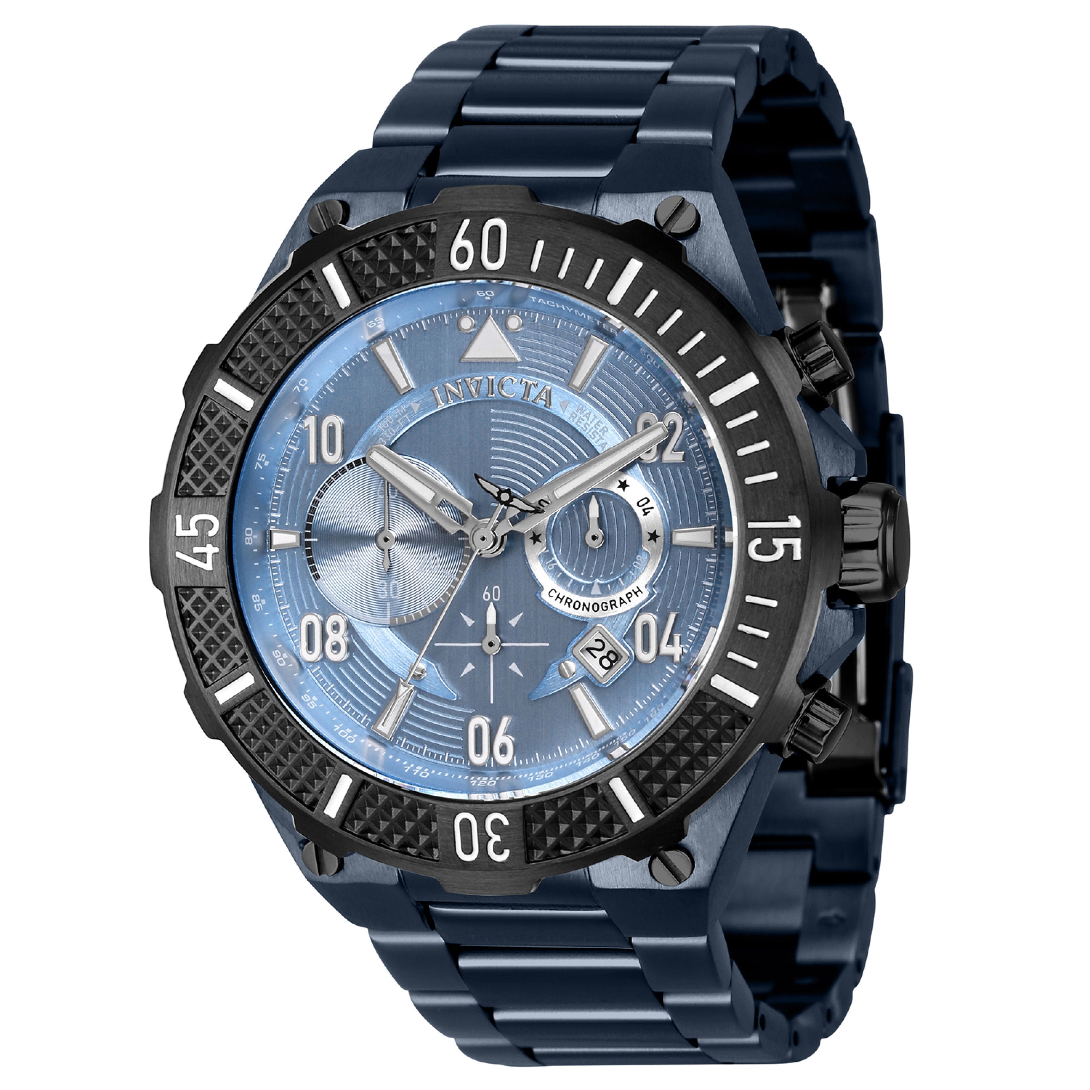 Invicta Aviator Blue Dial Men&