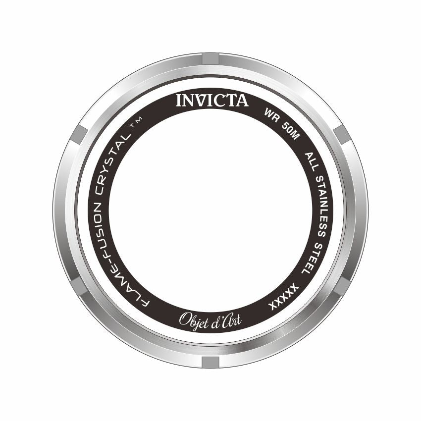 Invicta Stainless Steel Analogue Silver Dial Band Color Blue Mens Watch-40988
