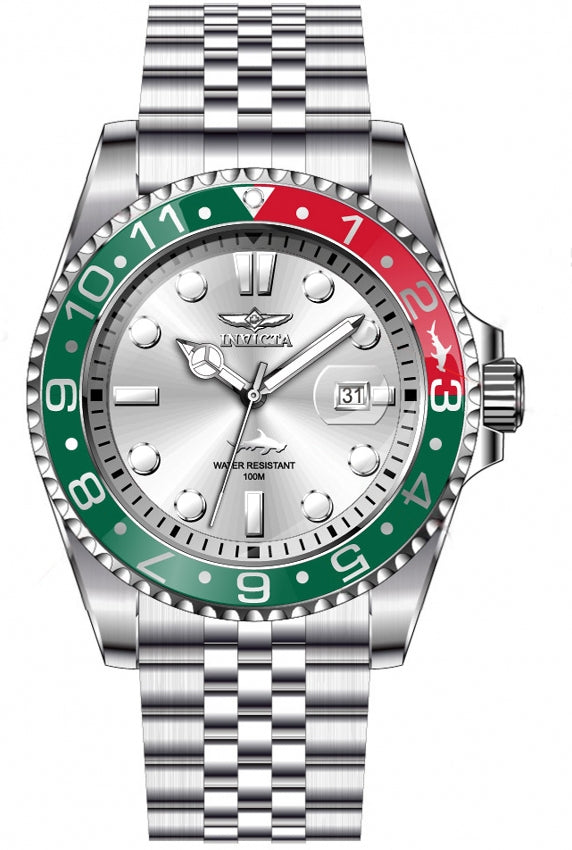 Invicta Pro Diver Quartz Silver Dial Analog Watch for Men - 43750