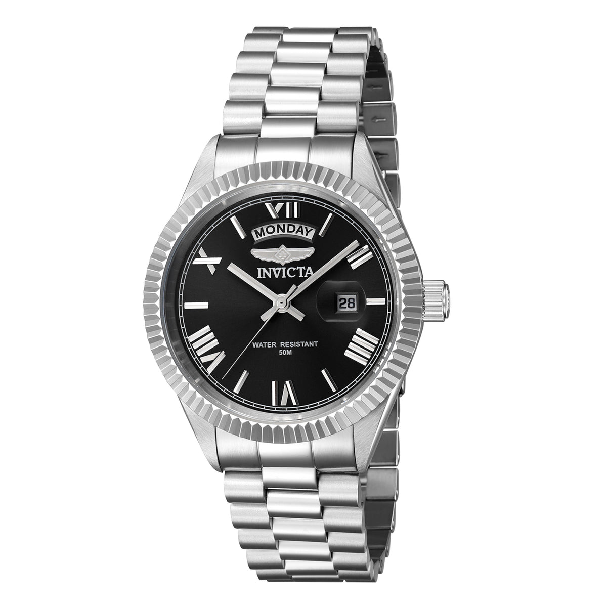 Invicta Specialty Quartz Black Dial Analog Watch For Gents - 43939