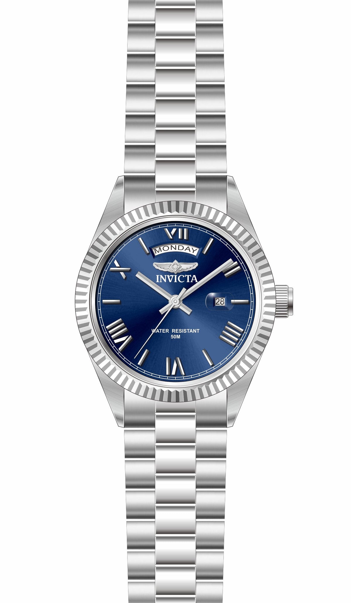 Invicta Specialty Quartz Blue Dial Analog Watch For Gents - 43935
