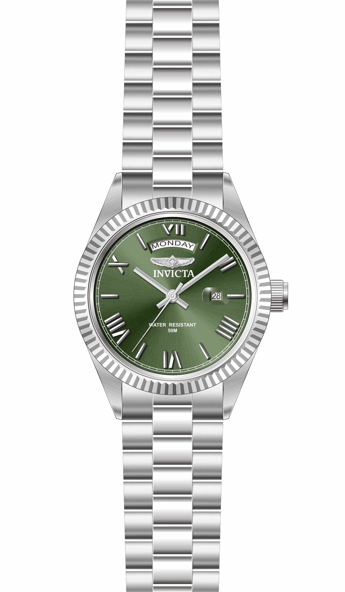 Invicta Specialty Quartz Green Dial Analog Watch For Gents - 43936