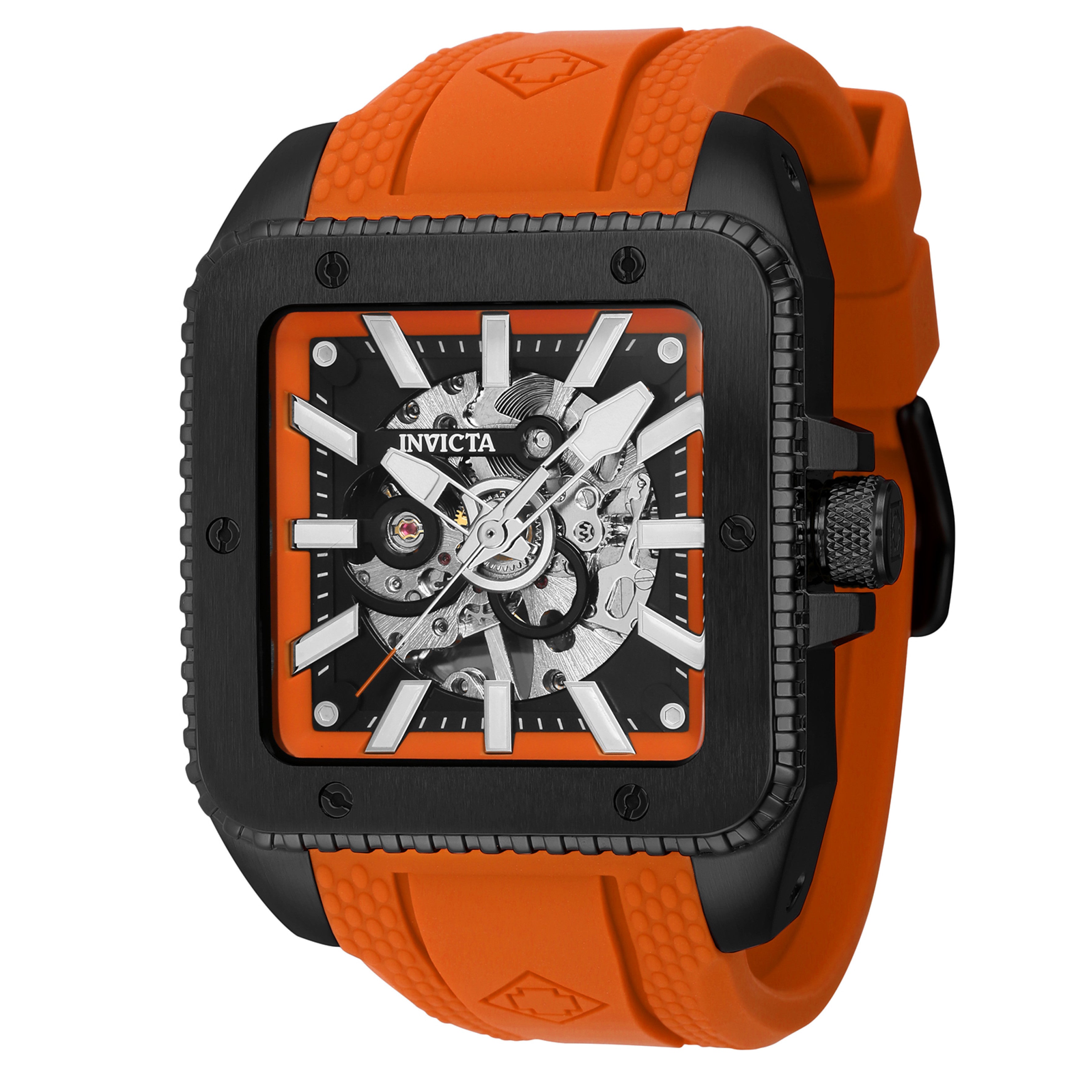 Invicta Cuadro Mechanical Multicoloured Dial Analog Watch For - Gents 44003
