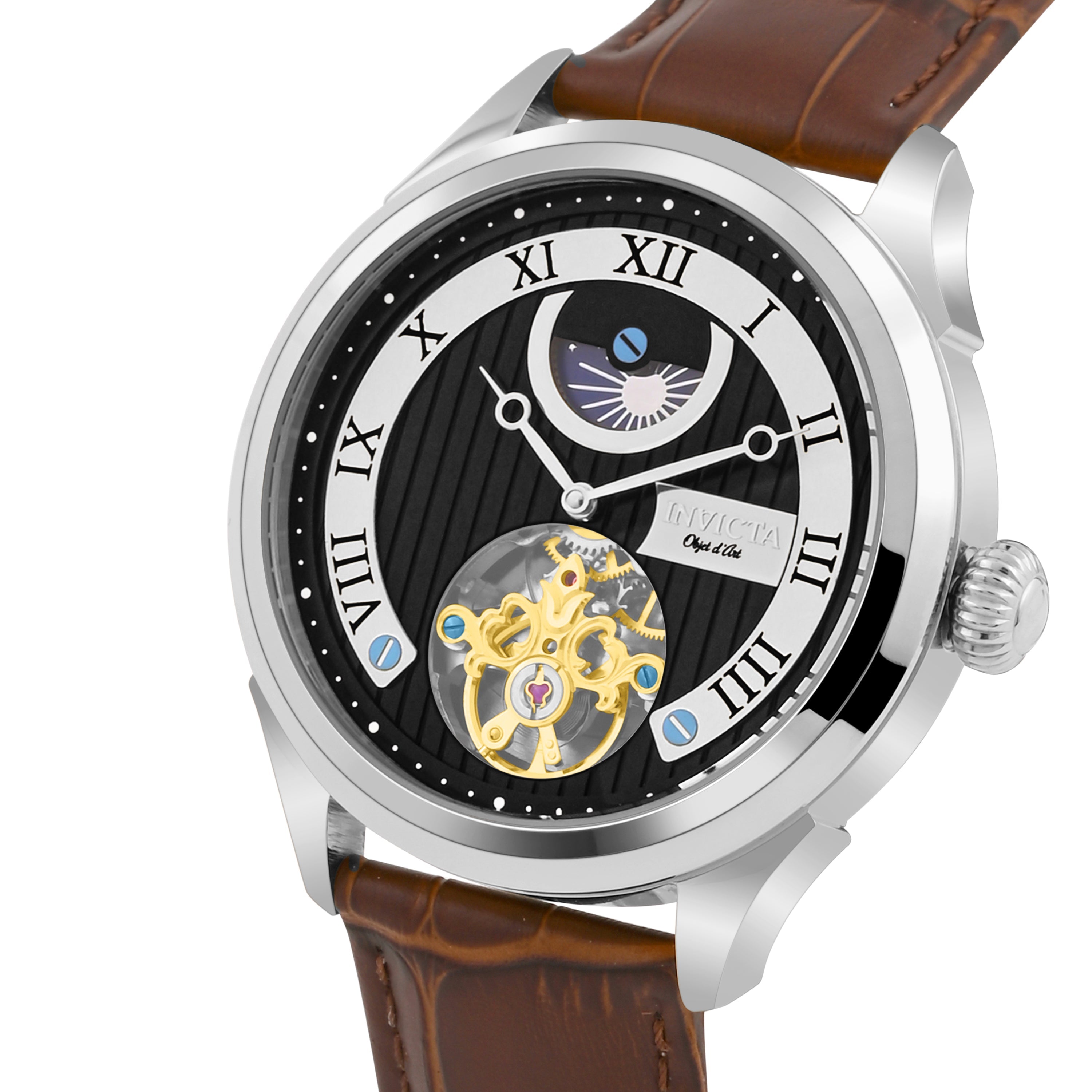 Invicta Objet D Art Automatic Black Dial Analog Watch For Gents - 44009