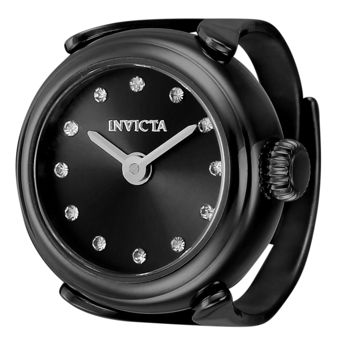 Invicta Black Finger Ring Watch For - Ladies 44484