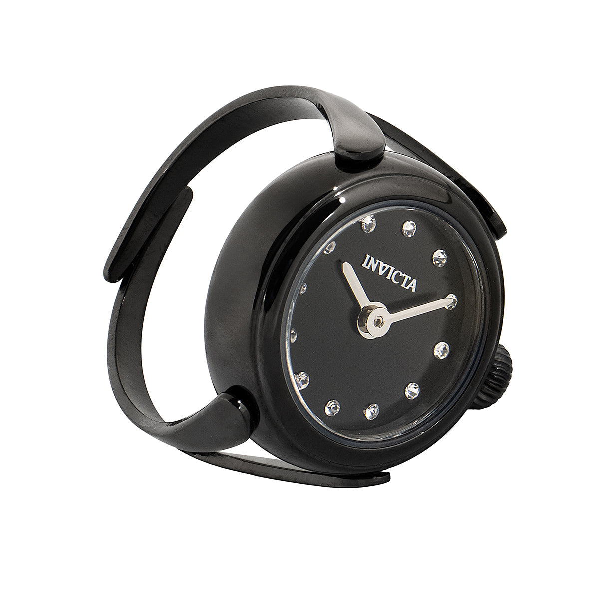 Invicta Black Finger Ring Watch For - Ladies 44484