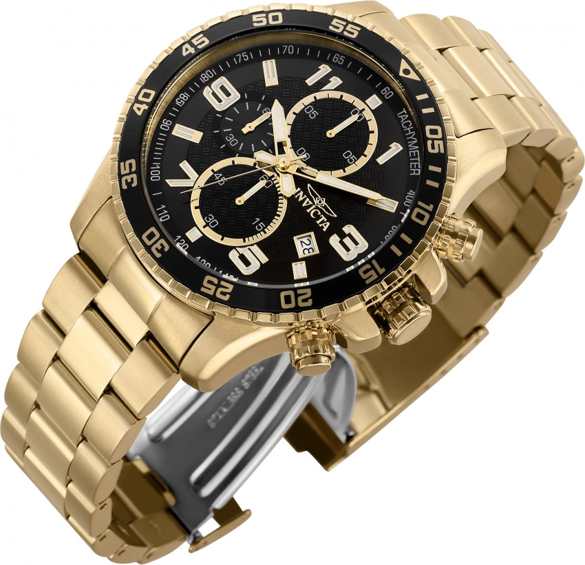 Invicta Specialty Quartz Black Dial Analog Watch For Gents - 44525