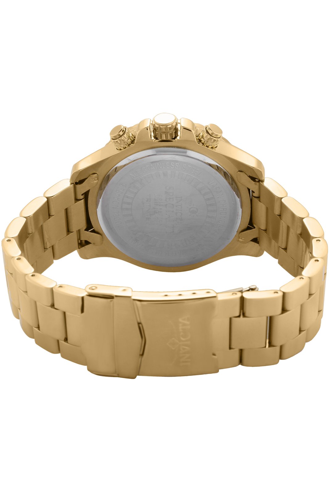 Invicta Specialty Quartz Black Dial Analog Watch For Gents - 44525