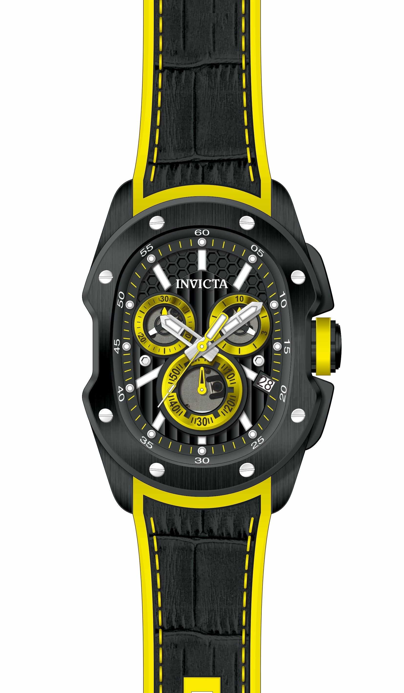 Invicta Lupah Black Dial Men&