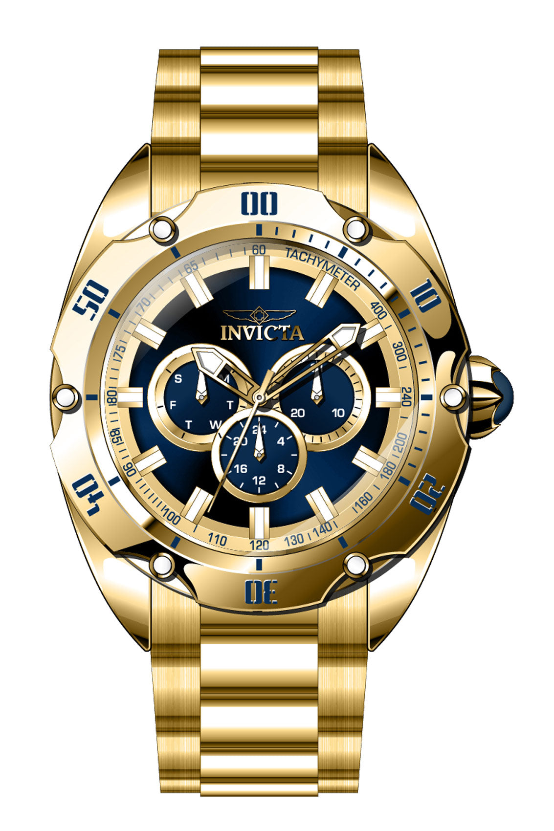 Invicta Venom Blue Dial Mens Watch - 45732