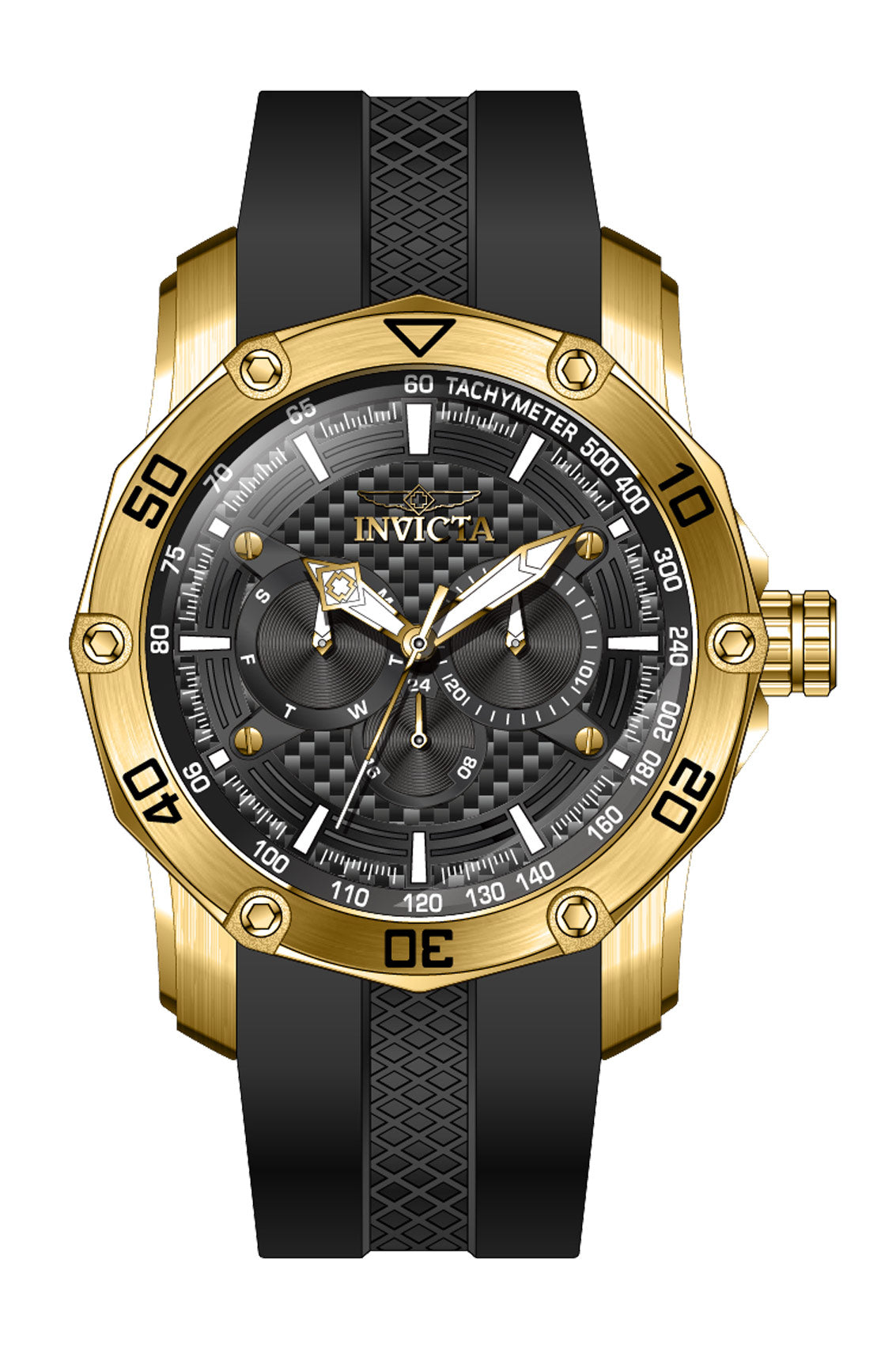 Invicta Pro Diver Black Dial Mens Watch - 45742