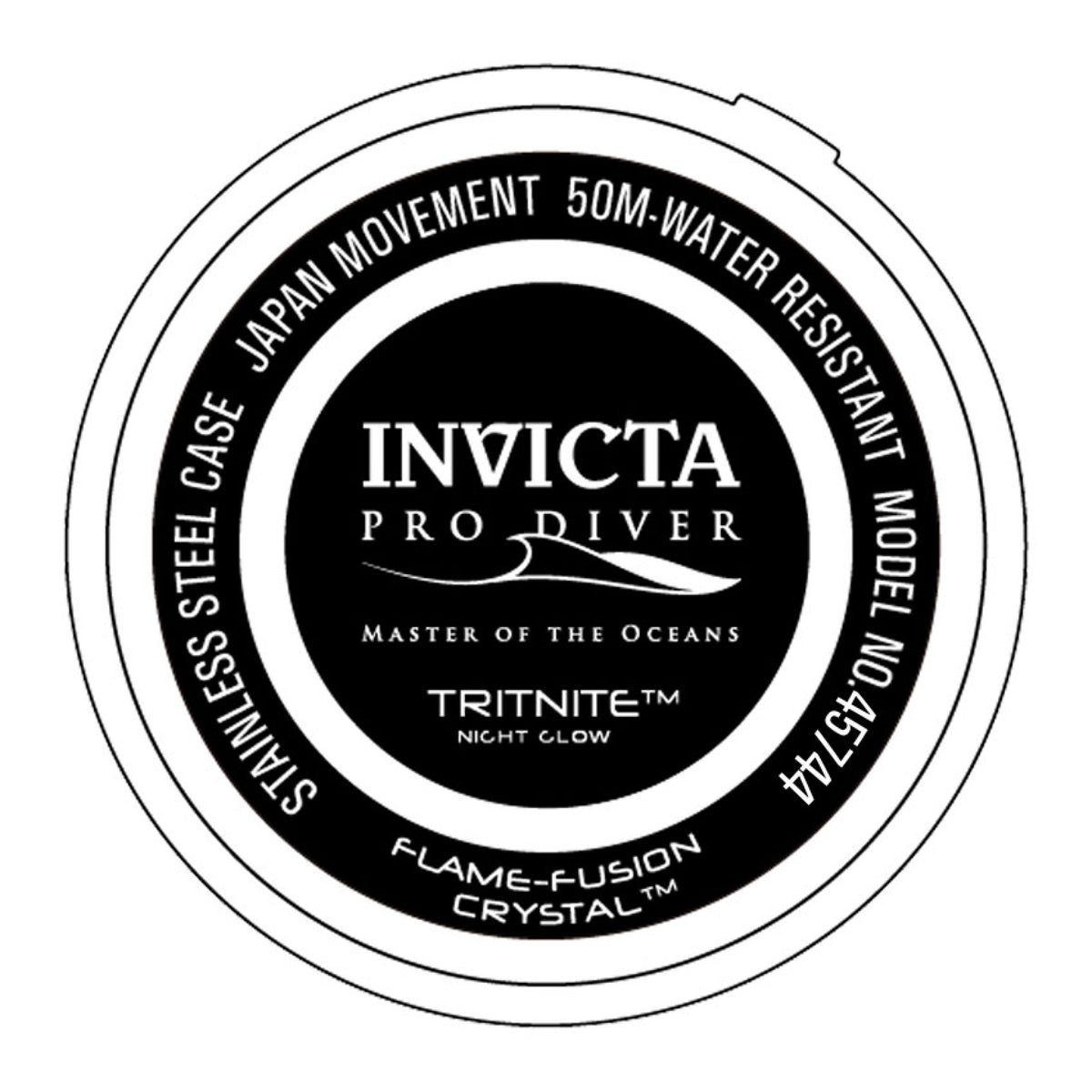 Invicta Pro Diver Multicolour Dial Mens Watch - 45744