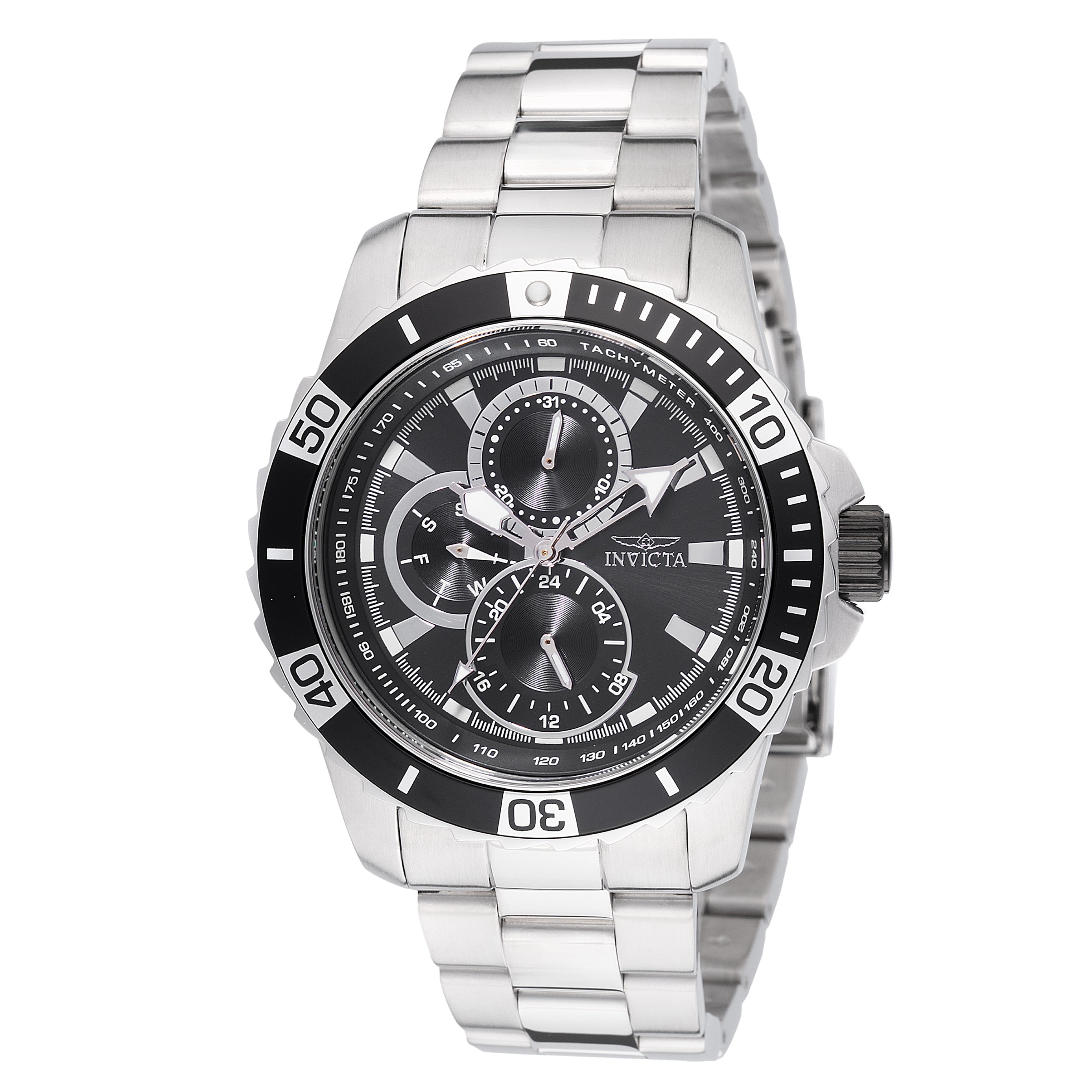 Invicta Pro Diver Quartz Black Dial Watch For Gents - 45745
