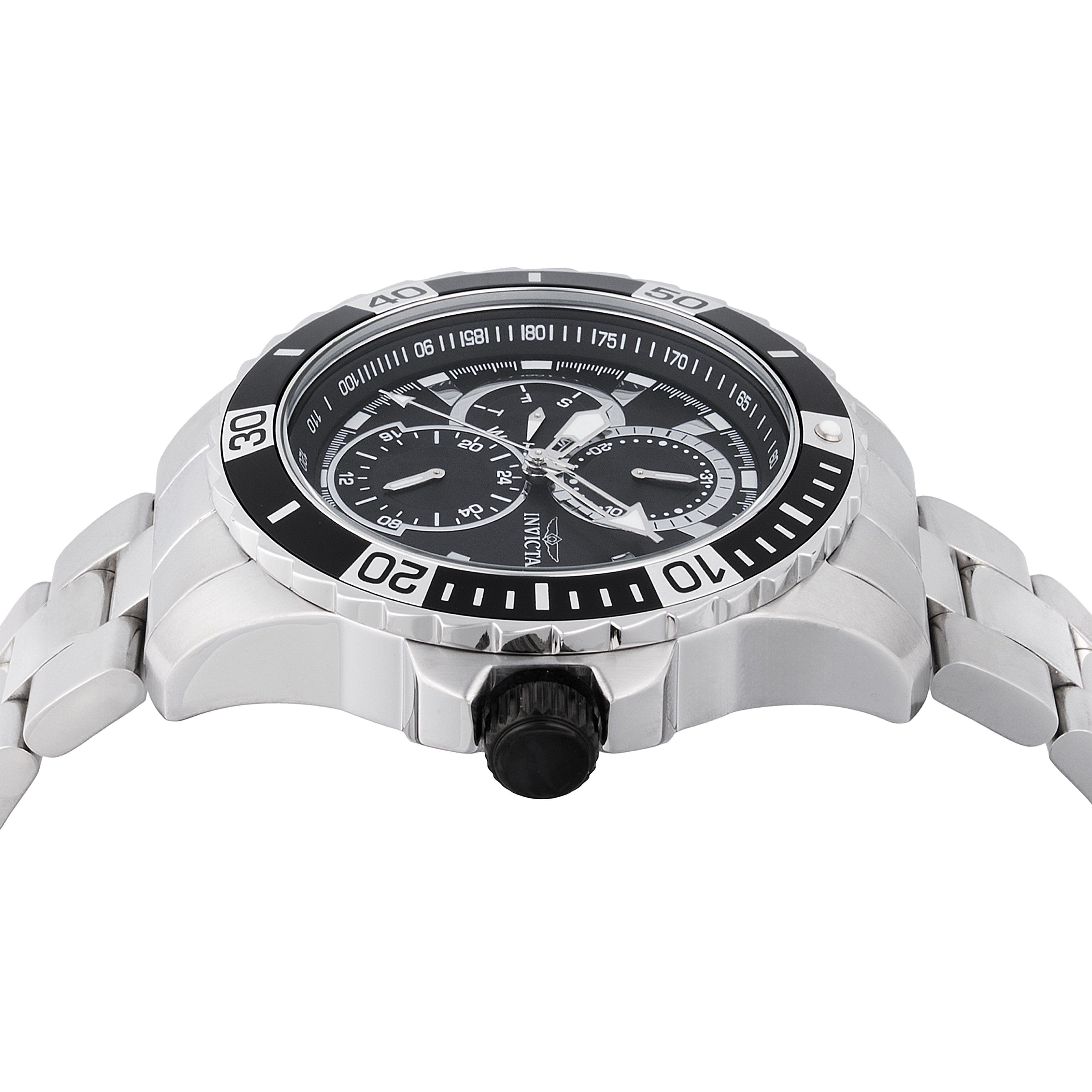 Invicta Pro Diver Quartz Black Dial Watch For Gents - 45745