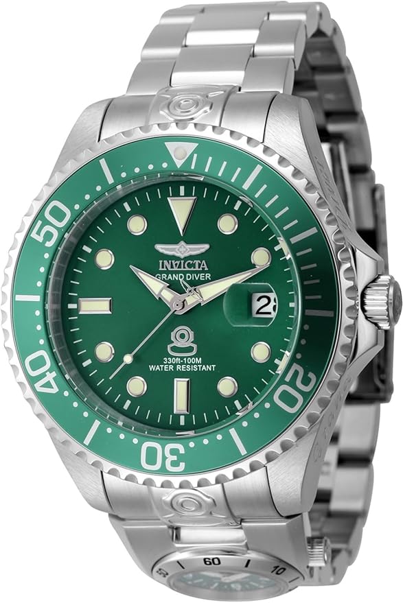 Invicta Pro Diver Green Dial Mens Watch - 45811