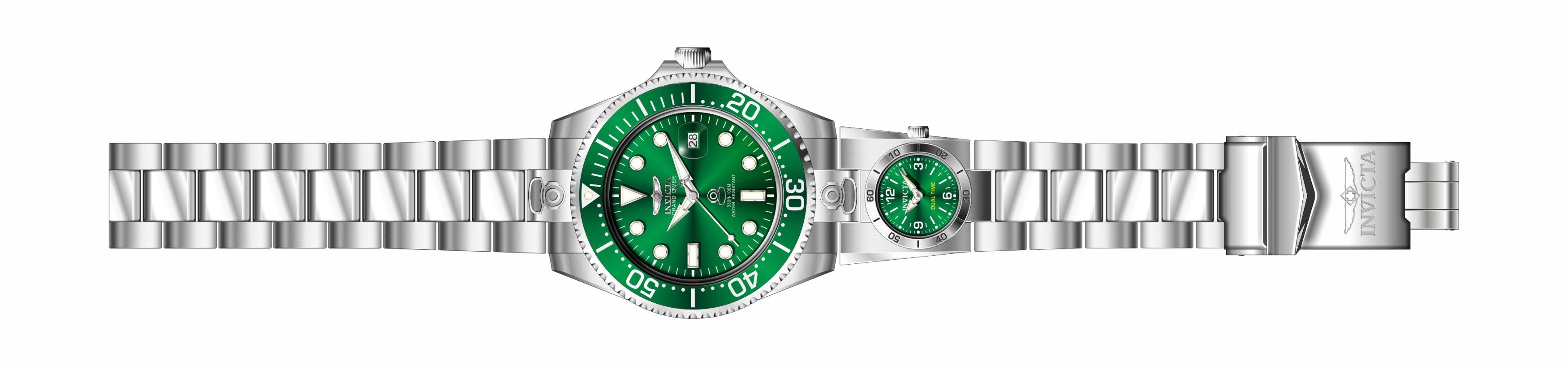 Invicta Pro Diver Green Dial Mens Watch - 45811