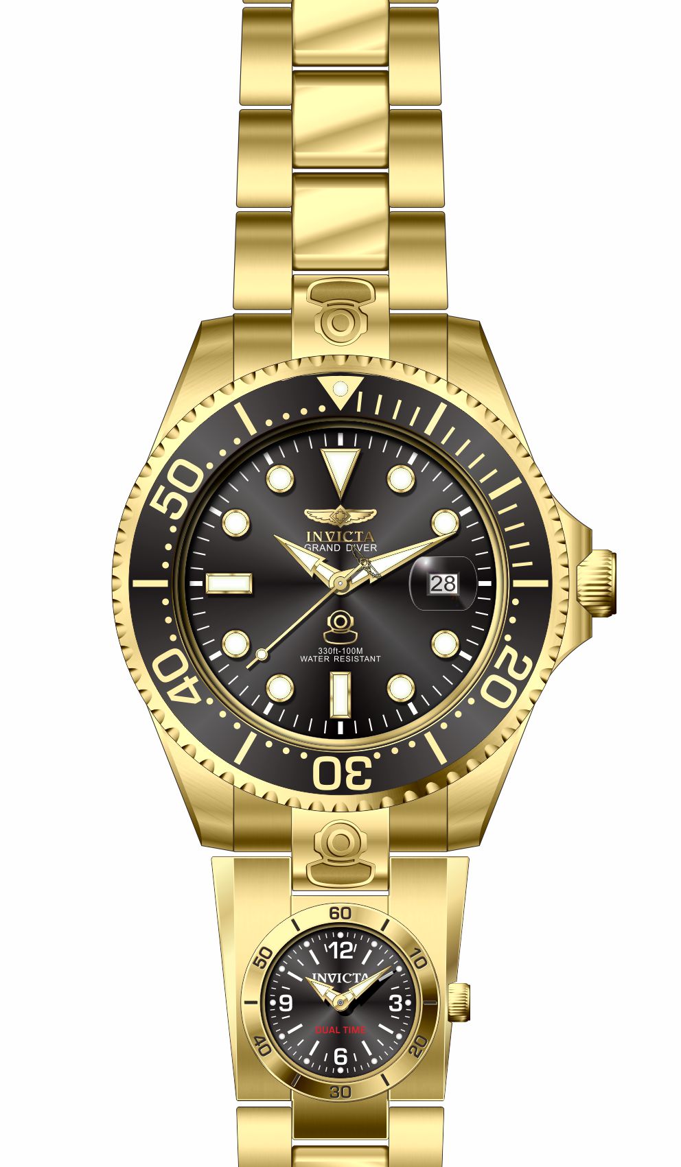 Invicta Pro Diver Black Dial Mens Watch - 45816