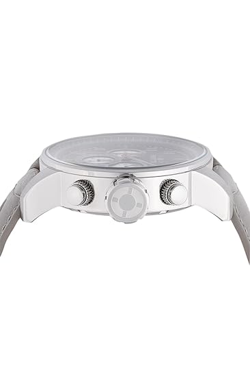 Invicta Leather Analogue Multicolour Dial , Band Color-Grey Mens Watch-45910