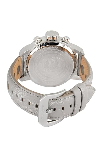 Invicta Leather Analogue Multicolour Dial , Band Color-Grey Mens Watch-45910
