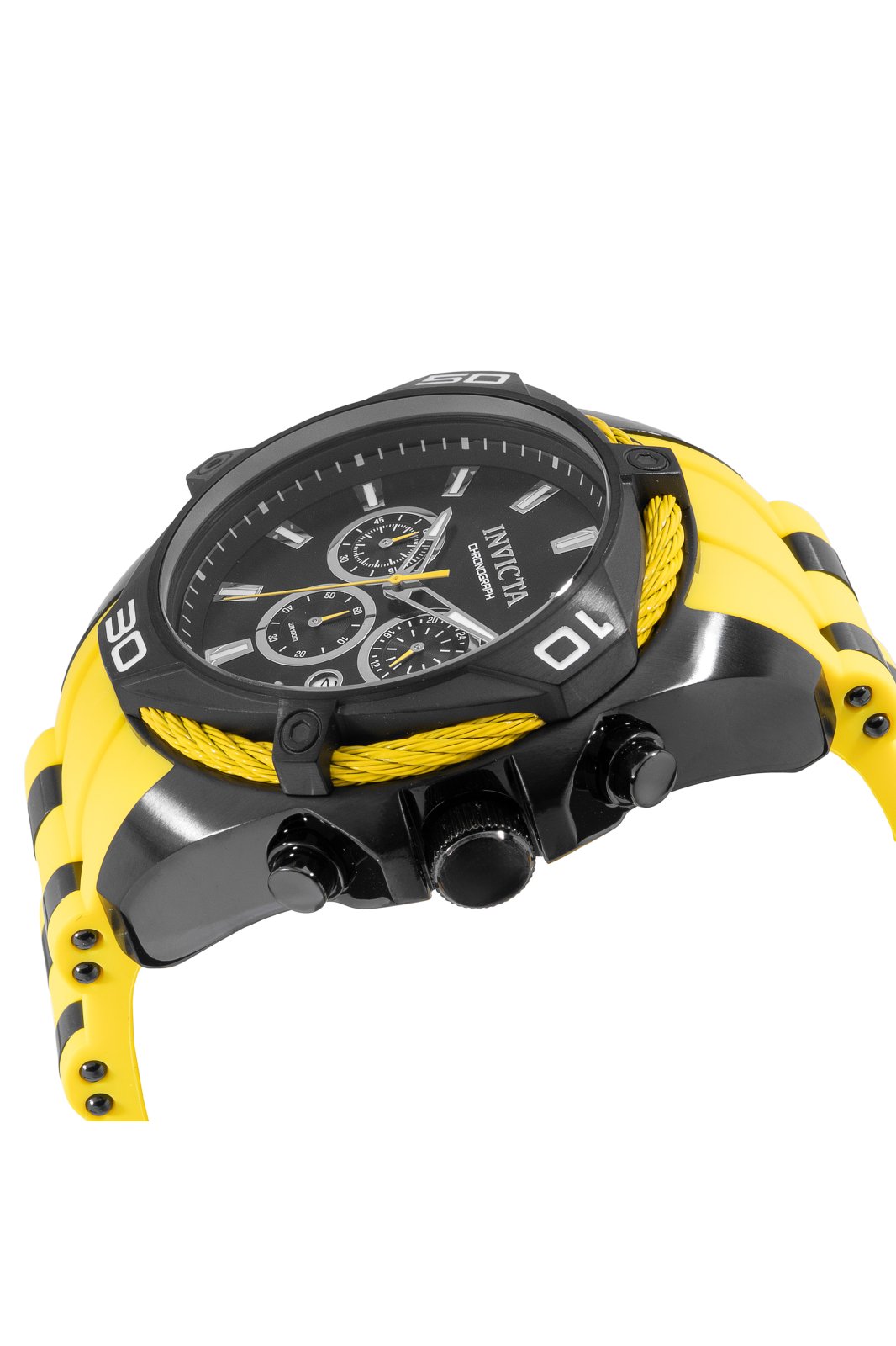 Invicta Bolt Quartz Black Dial Analog Watch For - Gents 46037